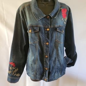 Embroidered Denim Jacket